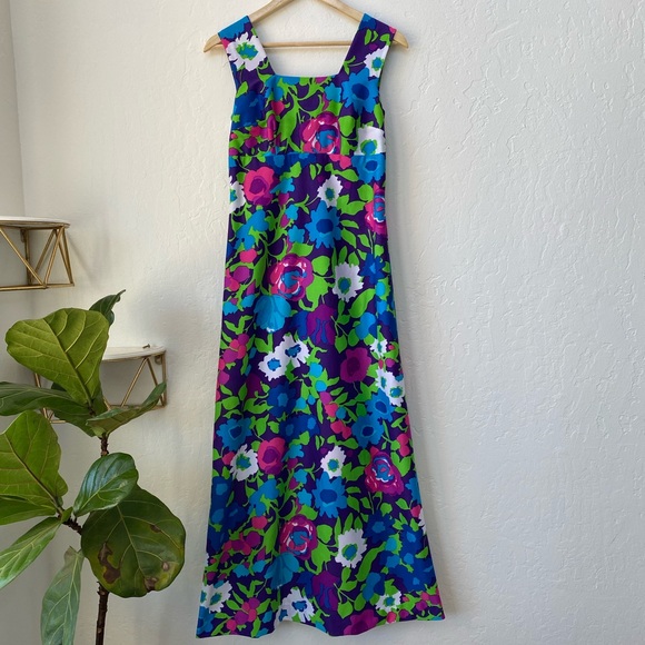 Vintage Maluna Hawaii Maxi Dress - Picture 7 of 10